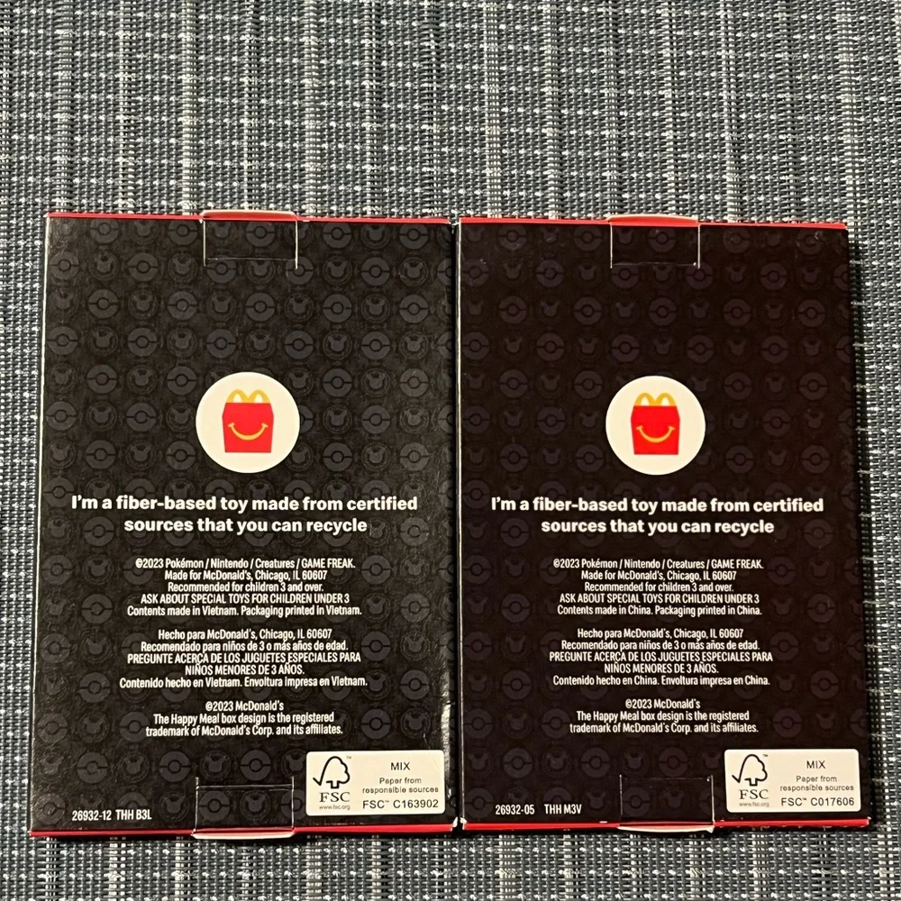 Pokemon 🌸 McDonald Packs, 10 Cards in each Pack | Set of 2 Packs - Picture 2 of 4